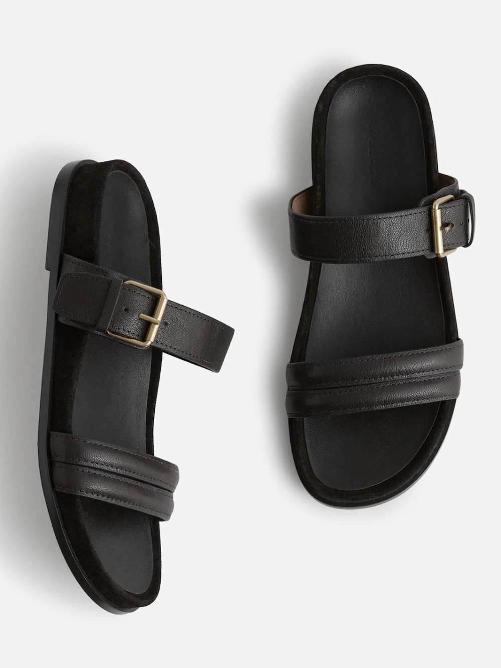 Madewell The Dara Double-Strap Slide Sandal